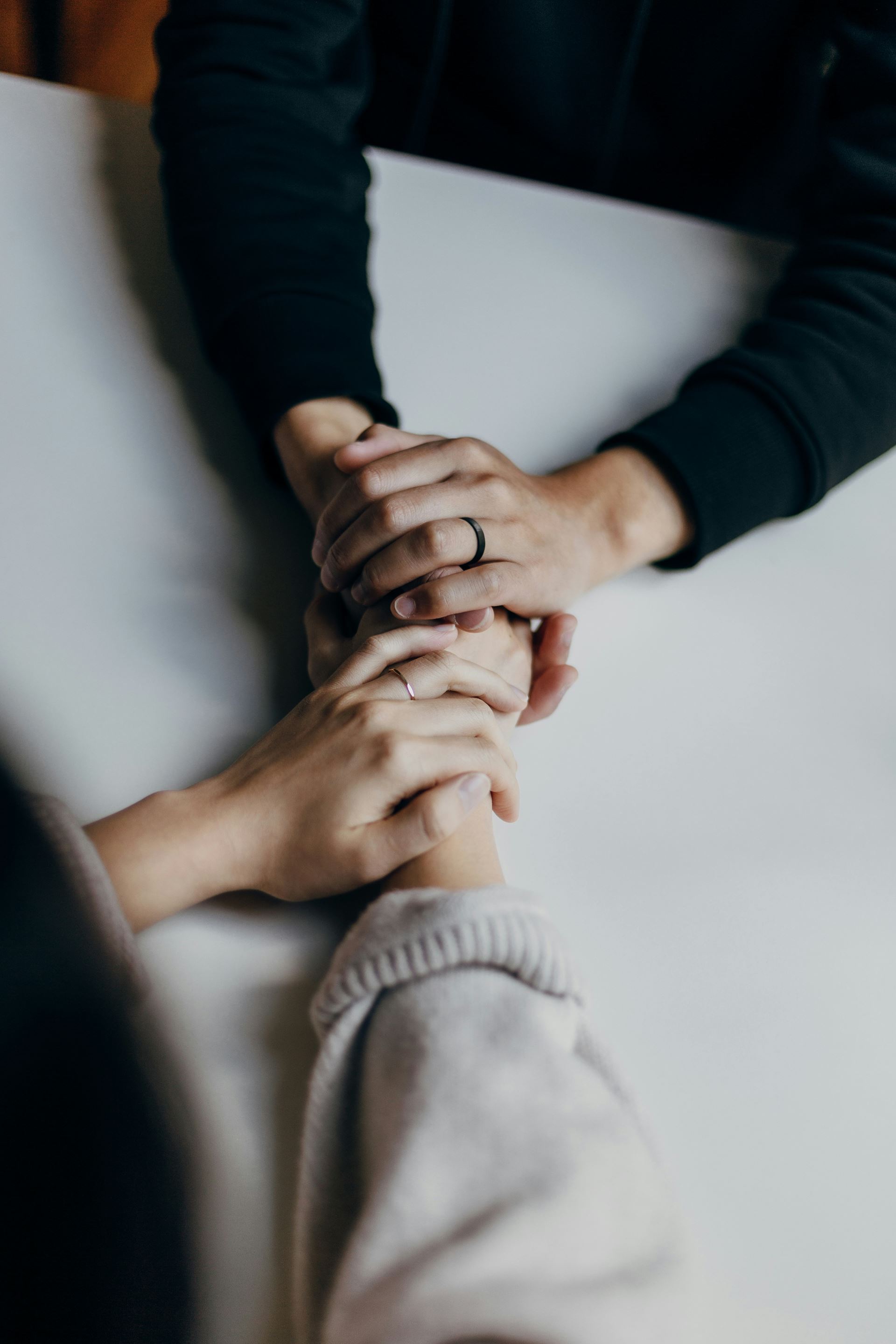 hands holding
